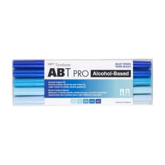 Tombow ABT PRO Alcohol Markers, Blue Tones