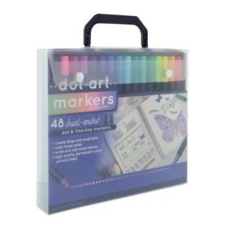 Leisure Arts Dot Art Marker 48pc
