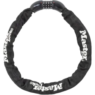 3ft Long x 5/16in (8mm) Diameter Hardened Steel Chain with Integrated Resettable Combination Lock