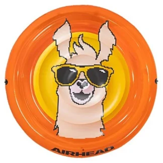 Air Head POOL FLOAT - PIXEL ORANGE LLAMA