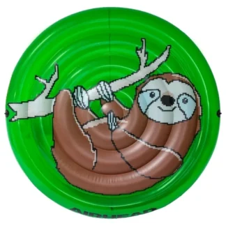Airhead Float Tube Pool Float - Pixel Green Sloth