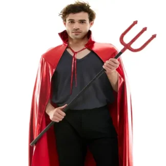 Red Rhinestone Devil Pitchfork