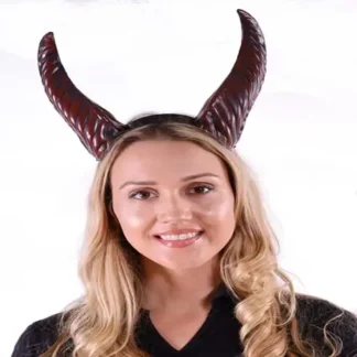 Red Horns Headband