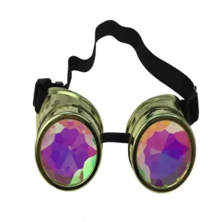 Gold Goggles with Kaleidoscope