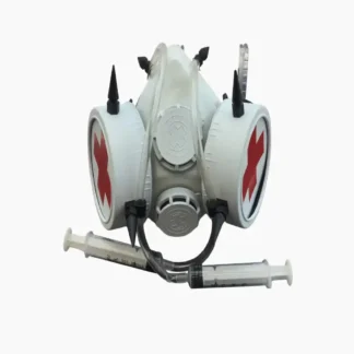 White Medic Spiked Gas Mask