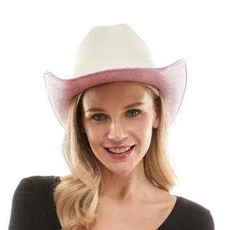 Shimmer Pink Cowboy Hat