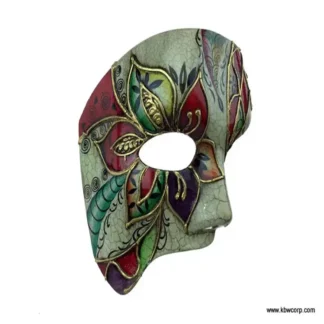 Red Artful Venetian Mask