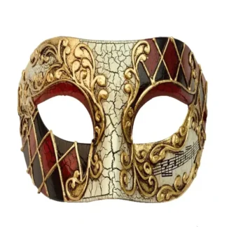 Diamond Pattern Venetian Mask