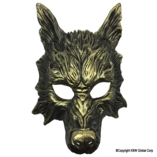 Gold Werewolf Mask