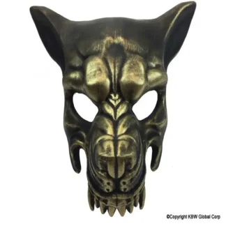 Gold Werewolf Mask