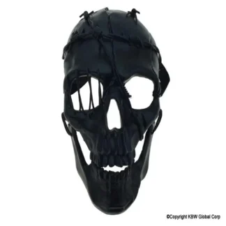 Black Barbed Wire Skull Mask