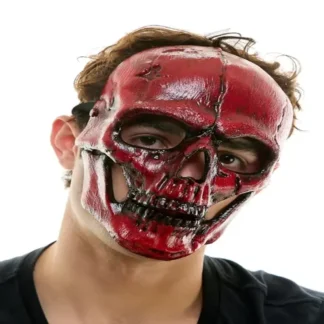 Red Skull Half Mask