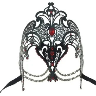Black Filigree Masquerade Mask
