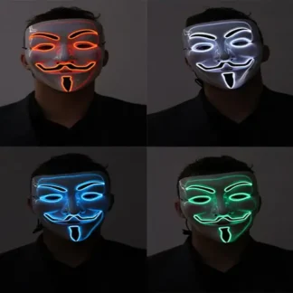Light-Up Vendetta Mask - Assor