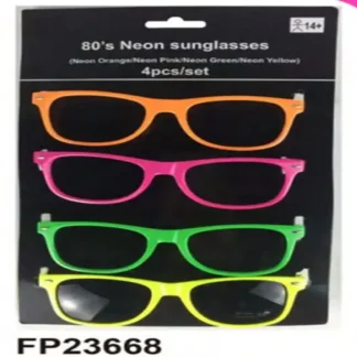 80s Neon Sunglasses - Assorted