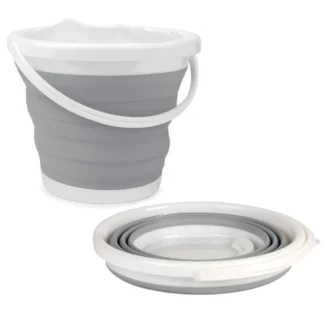 Sona Enterprises Collapsible Silicon Bucket,10 Liter