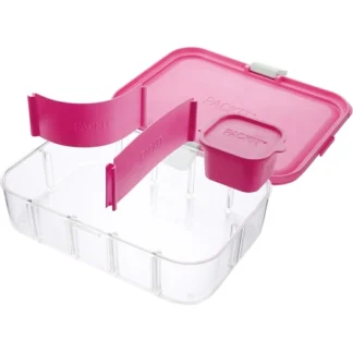 PackIt Flex Bento Food Storage Container, Ripe Raspberry