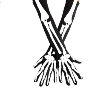 Skeleton Long Gloves - OS