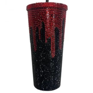 Rhinestone Blood Drip Tumbler