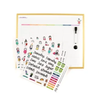 Stick Girls Dry Erase Board