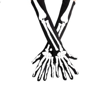 Skeleton Long Gloves - OS