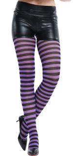 Wicked Purple and Black Striped