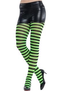 Wicked Green and Black Striped