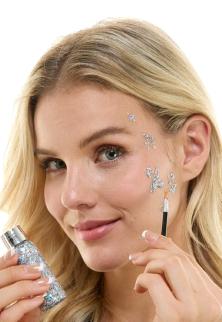 Silver Glitter Makeup Kit