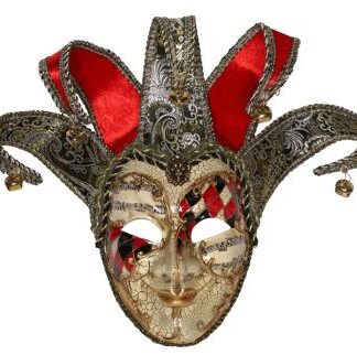 Red, Black and Gold Venetian