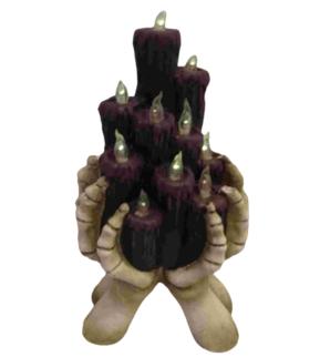 Light-Up Candle Cluster With Hands