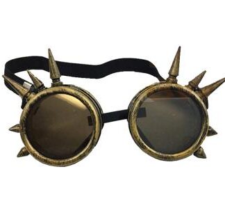 Gold Spikes Goggles