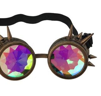 Copper Spiked Kaleidoscope Gog
