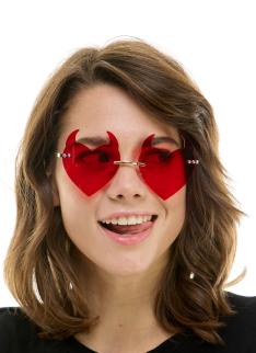 Red Devil Heart Sunglasses