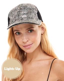 Silver Light-Up Rhinestone Base