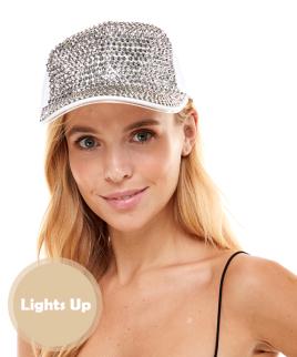 White Light-Up Rhinestone Base