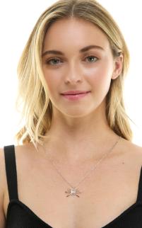 Crystal Spider Pendant Necklace