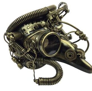 Gold Steampunk Plague Mask