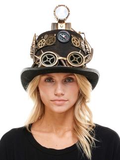Gold Light-Up Steampunk Compas