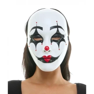 Deluxe Harlequin Clown Mask