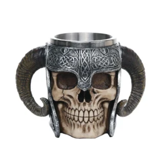 Skull Helmet Mug