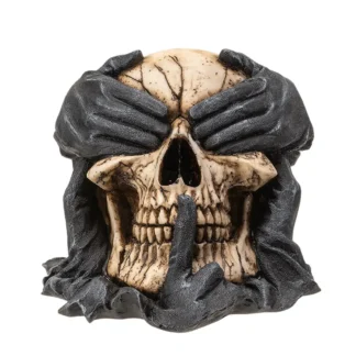 See Hear Speak No Evil Skull