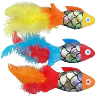 Catnip Fish Feather Tails