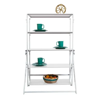 Origami Folding Shelf / Table - White