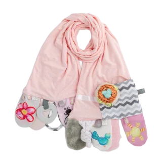 Mommy & Me Activity Scarf - Pink