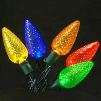 Light Led O/D C9 Faceted 25l 5-Multi