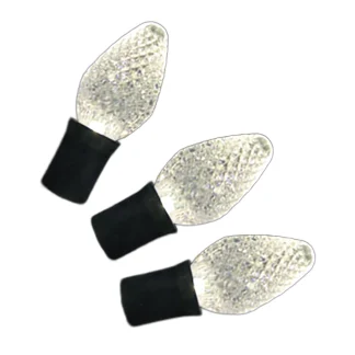 LIGHT LED O/D C7 FACETED 25L WARM WHITE