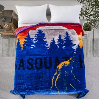 Sasquatch Queen Size Signature Blanket