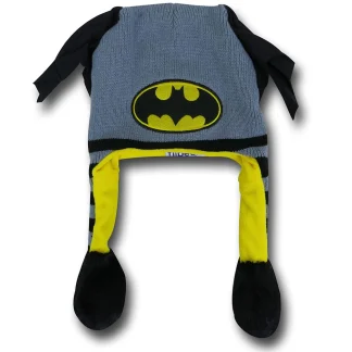 Flipeez Batman Hat - Grey/Yellow