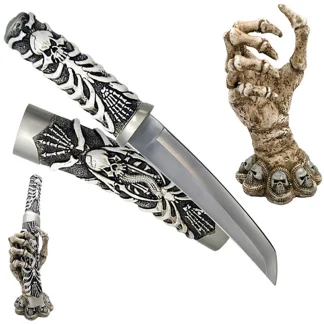 BladesUSA - Fantasy Fixed Blade Knife with Display Stand