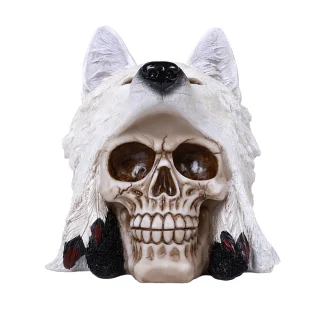 Skull with Wolf Headdress